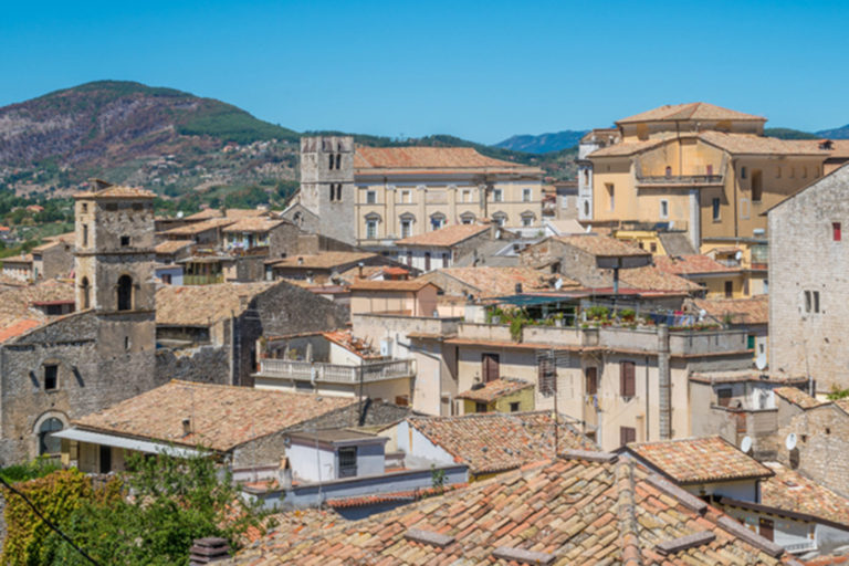 Scenic sight in Alatri, province of Frosinone, Lazio, central Italy.